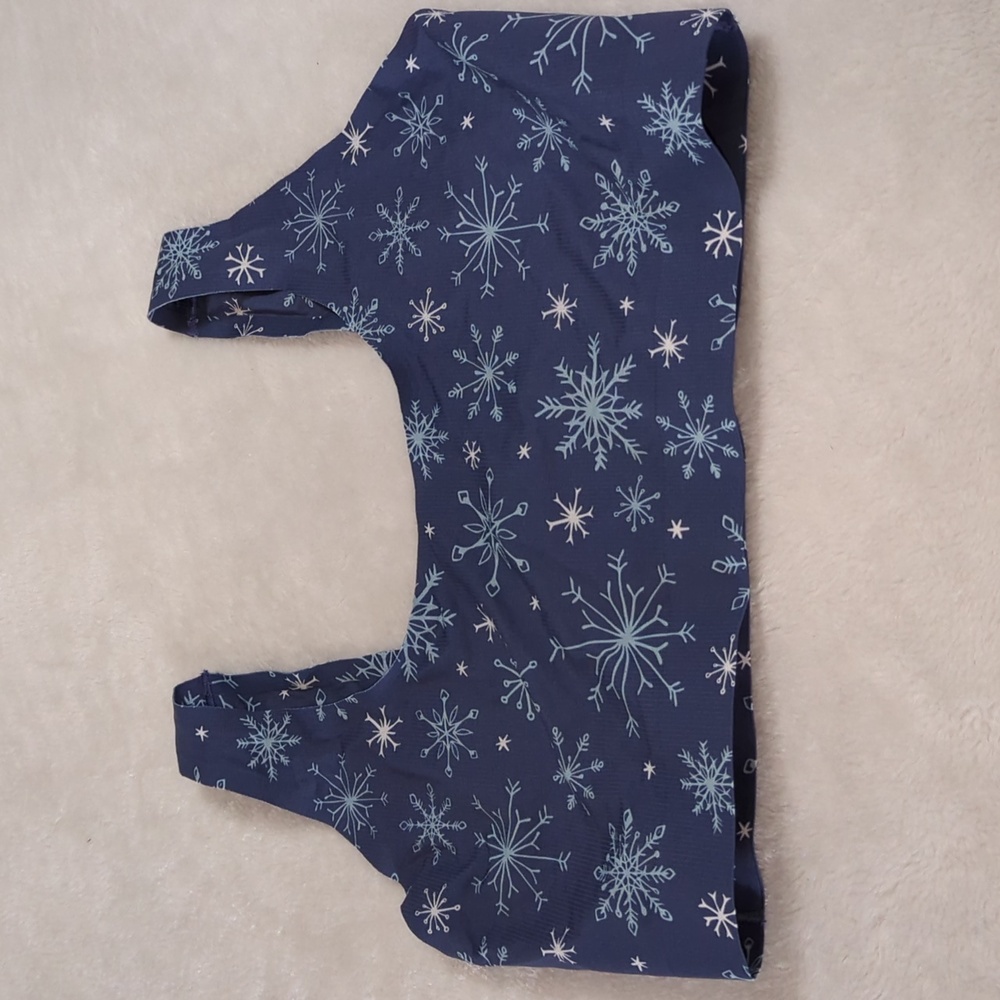 MeUndies Snowflake Bralette XL EUC